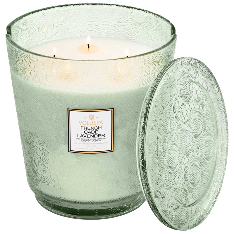 French Cade Lavender 5 Wick Hearth Candle