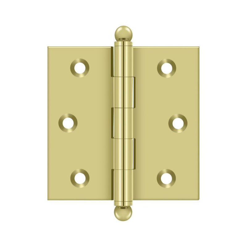 Hinge, Polished Brass