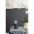 Black and Clear Glass 2-Tier Square Candle Holder - 2.5" x 2.5" x 6" - Black, Clear