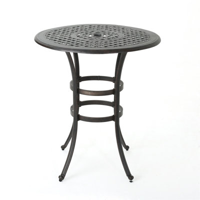 Table de bar en fonte d'aluminium