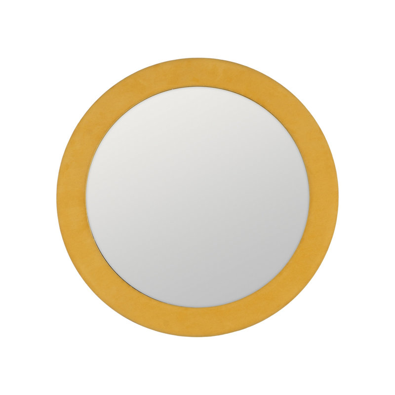 Asata Round Mirror, Yellow, 100cm x 100cm