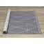 Tapis à motif géométrique intérieur gris et gris de 8 pi x 11 pi (7 pi 10 po x 11 pi 2 po) Branch Modern-1757607906