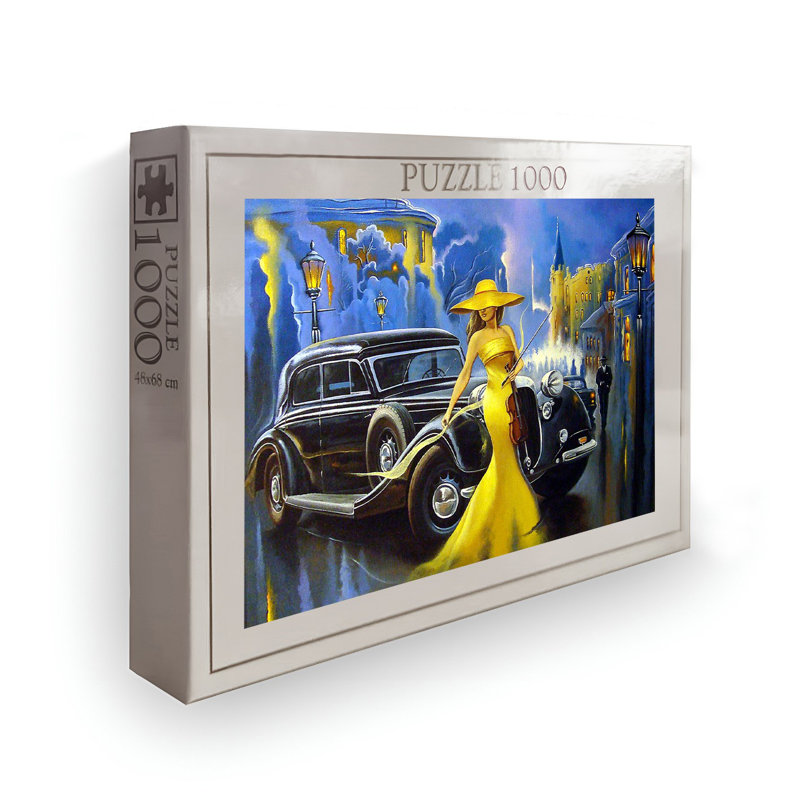 Casse-tête 1000 pièces, 26,8 po x 18,9 po | Conception 100% carton de haute qualité et éclatante | Parfait pour le plaisir en famille, le soulagement du stress et les jeux éducatifs | Cadeau pour adultes et enfants | Dimensions de la boîte: 13,2 po x 9,1 po x 2,0 po