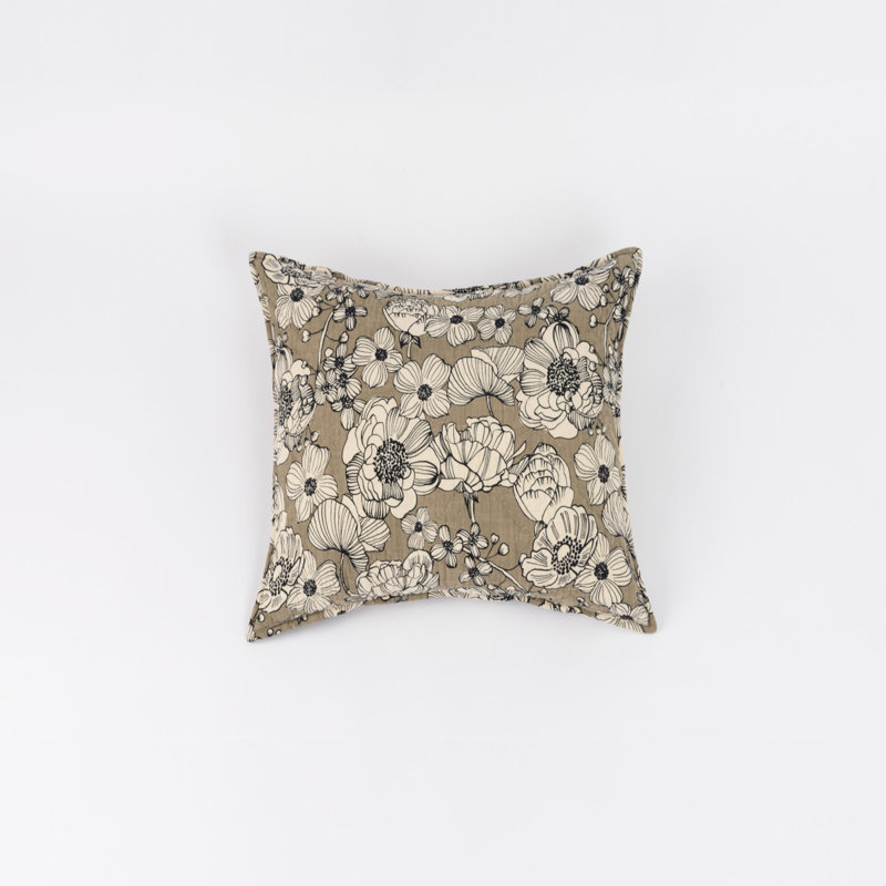 Taie décorative Kimpton - Euro, Euro, Laurier / beige