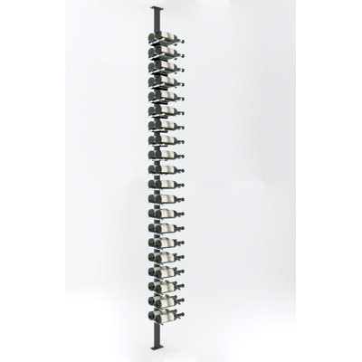 Jaidan 40 Bottle Wall Mounted Wine Bottle Rack