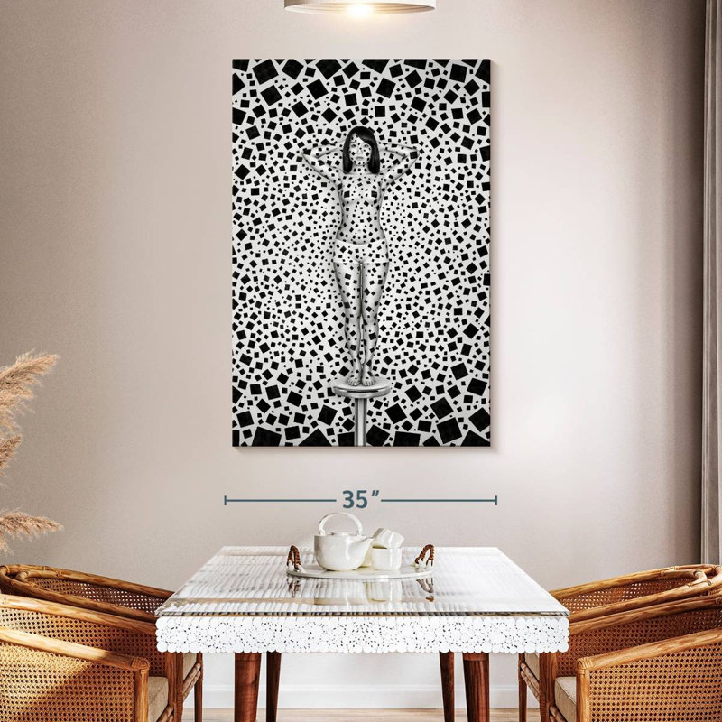 Senne Less Is More Illusion, 51" H x 34" W