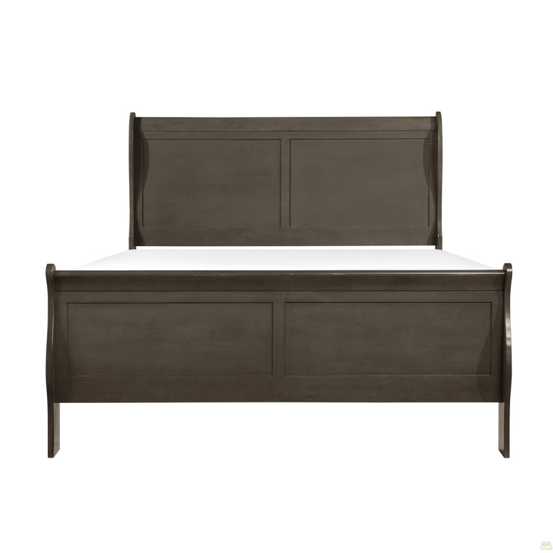 Lit double 1Pc, Gris, Lit double