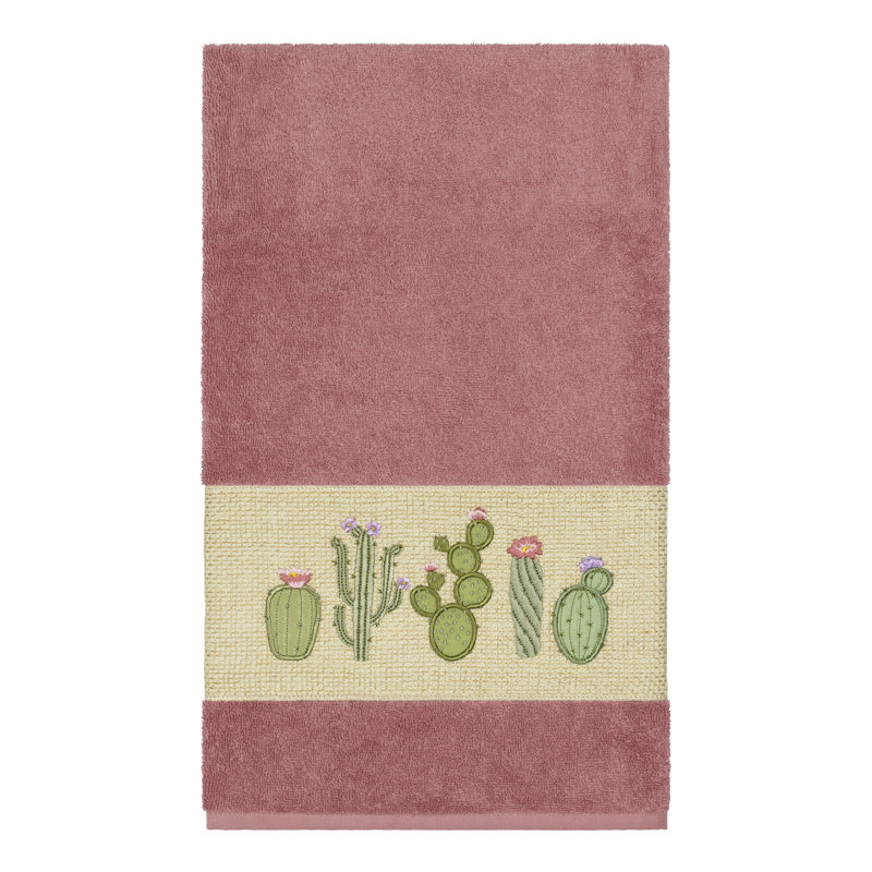 Serviette de bain en coton Mila, Thé rose