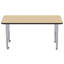 Table rectangulaire d'activité rectangulaire avec pieds réglables-49447499-99105924-99105923