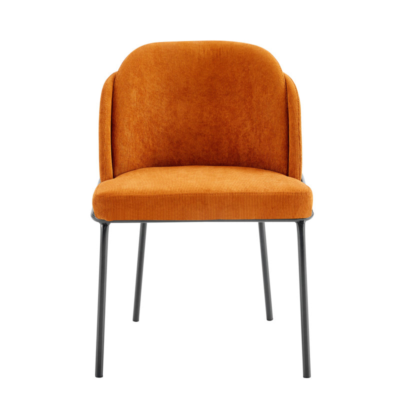 Ensemble de 2 chaises de salle à manger beiges et brunes, sièges de cuisine ou de salle à manger modernes (Note: légère variation de couleur due à l'éclairage)