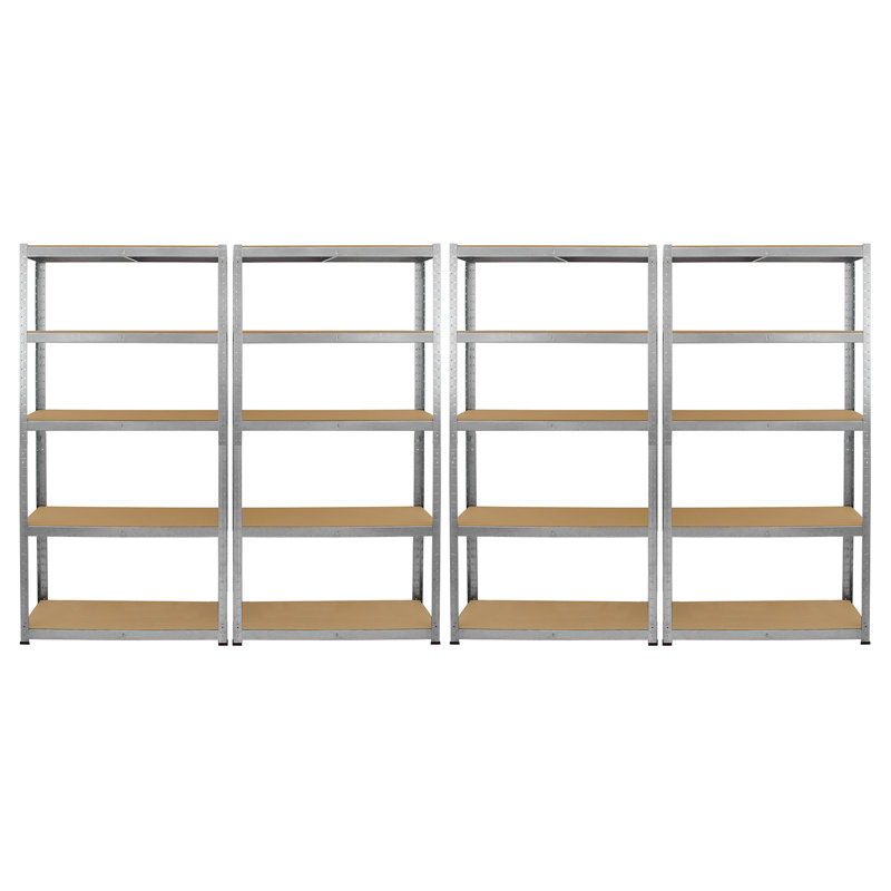 90 cm W Steel Adjustable Height Shelving Unit Storage Rack