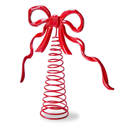 Metal Bow Tree Topper Christmas