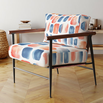 Chaise d'appoint moderne - Fauteuil Airy Patch Red