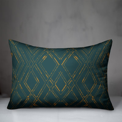  Geometric Rectangular Lumbar Pillow
