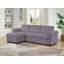 Canapé-lit et chaise longue réversible en velours de 91 po avec rangement Blatnice-1294386120-1286130297