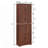 Tall Storage Cabinet With 8 Doors And 4 Shelves, Wall Storage Cabinet, Accent Cabinet-1254835057