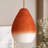 1-Light 9" Dimmable Modern Gradient Glass Kitchen Pendant Light