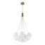 Quinshay 13-Light Dimmable Opal Glass Bubble Chandelier