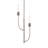 2 - Light Steel Dimmable Chandelier-680102389