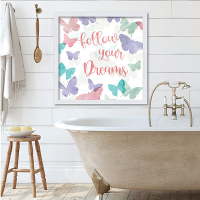 Follow Your Dreams 16x16 Framed Board