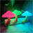 3Pcs/Set 7Colors Led Night Lights Mushroom Gradient Light Sensor Plug-In Wall Decor