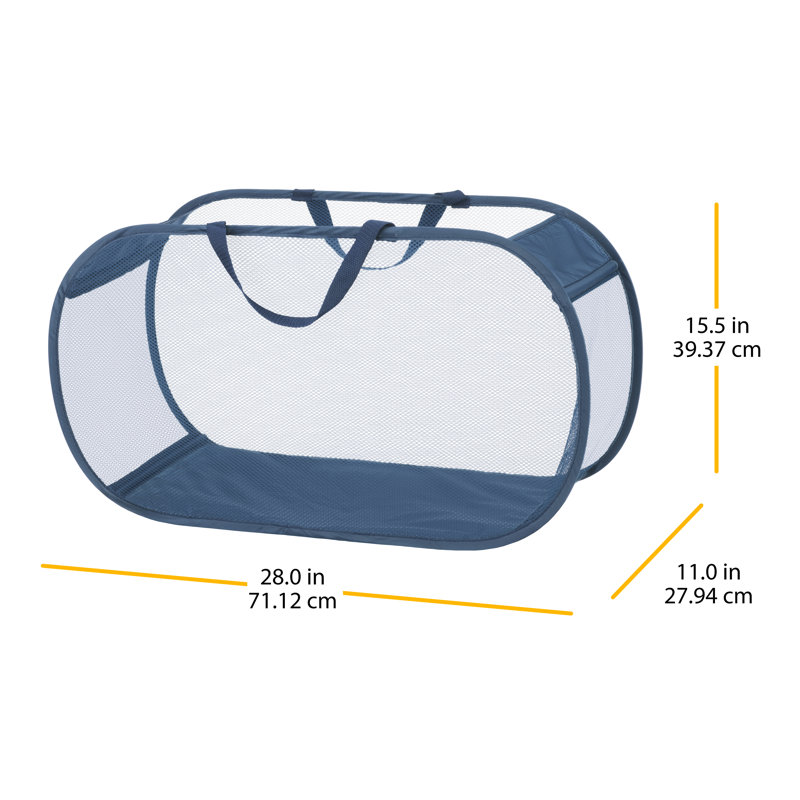 Ensemble de panier à linge pliant pop’n