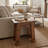 Solid Wood Farmhouse Accent Table, 27"W