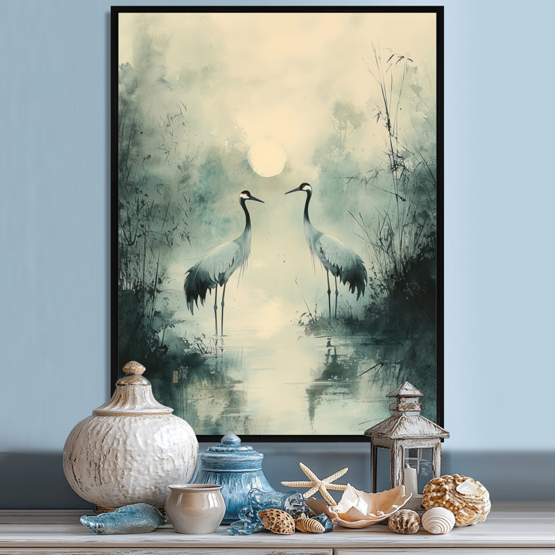 Lavine - Animals Wall Art Living Room, H 20 po x l 12 po, Impression encadrée flottante, Noir