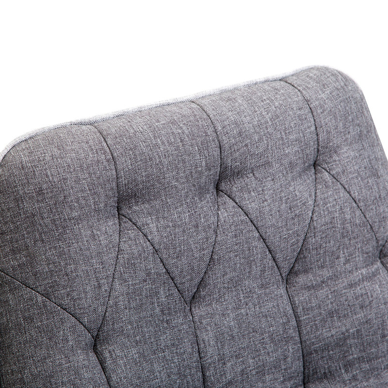 Chaise de bureau en lin