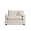 Fauteuil d'appoint simple en velours côtelé-1410417122