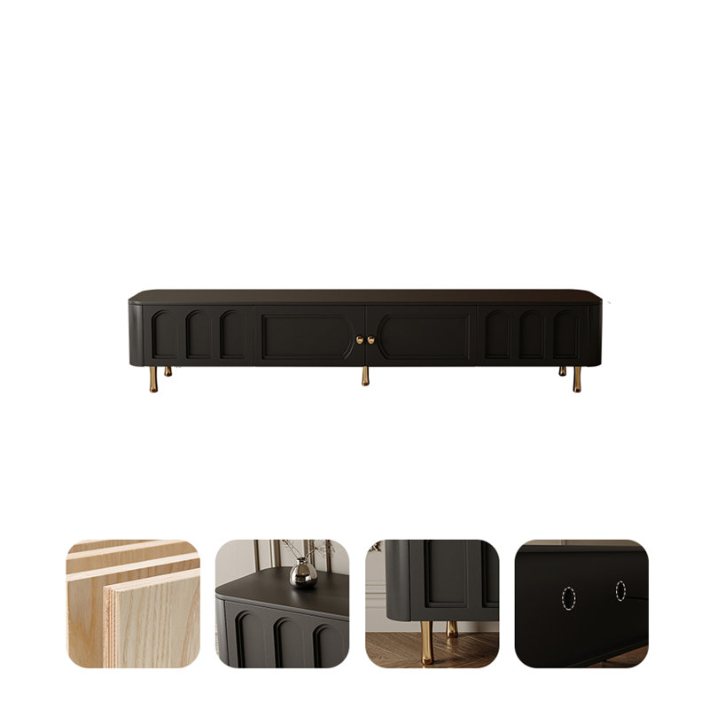 Meuble télé de style français rétro, 86.61''