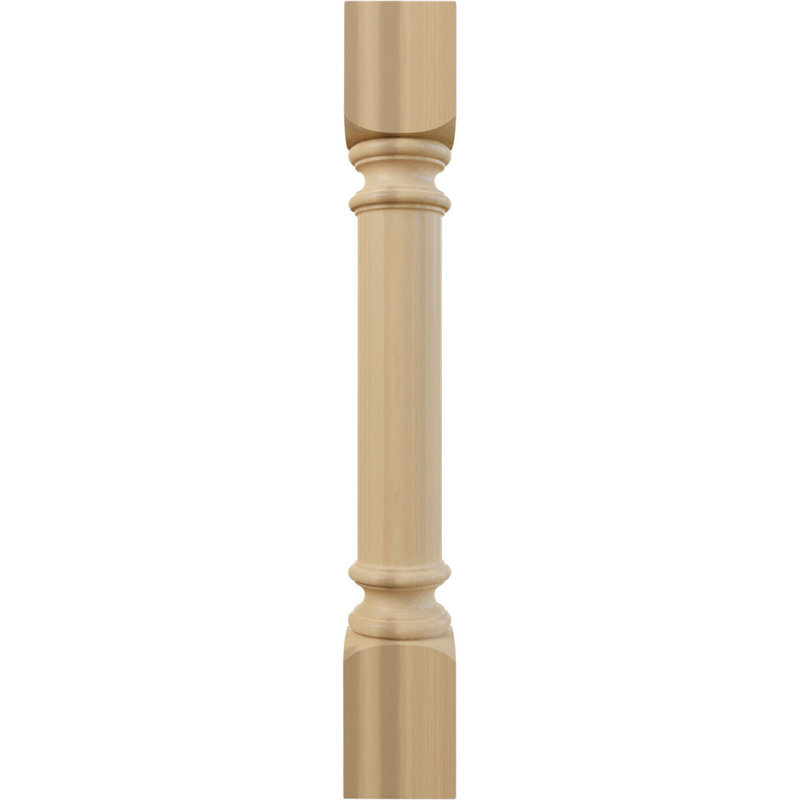 Colonne d'armoire traditionnelle (bloc supérieur: 6 po), Cerise