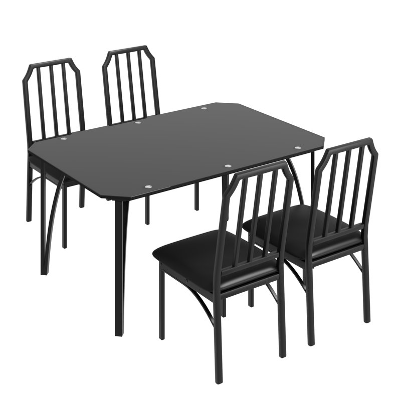Smaya 4 - Person Four Leg Dining Set