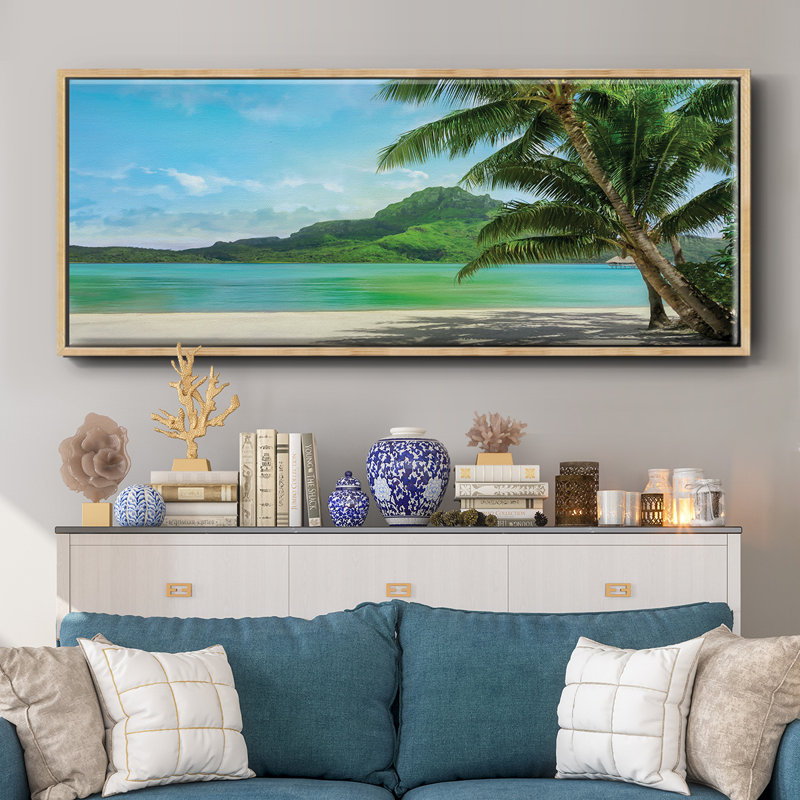 Comment s'y rendre - Toile encadrée_41225WC, Naturel, H 20 po x l 50 po x P 1,5 po