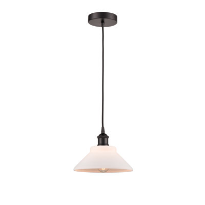 Luminaire suspendu conique à 1 lumière Choccolocco