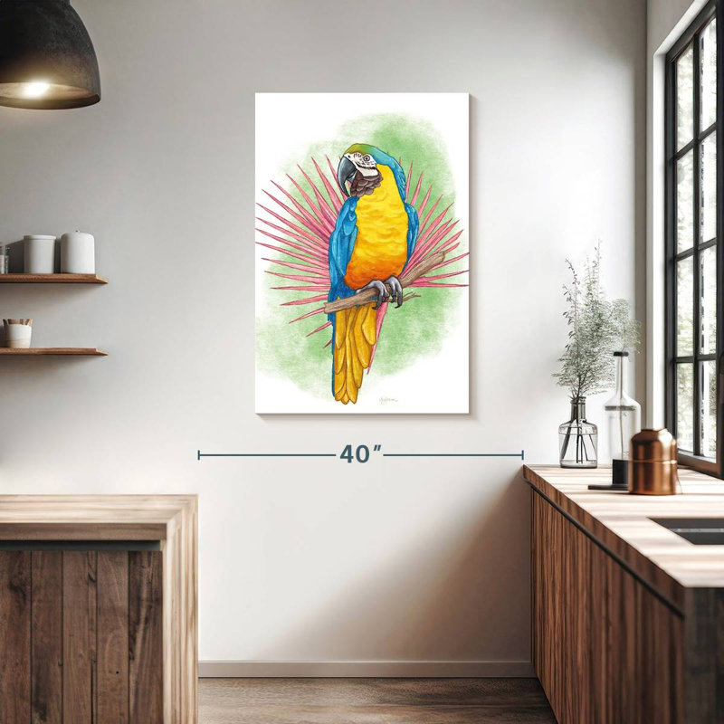 Flair arctique tropical Brampt, H 39 po x l 26 po