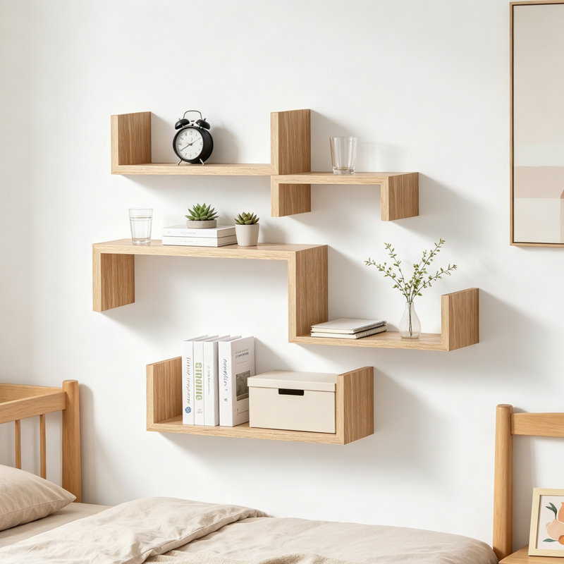 Solid Wood Floating Shelf