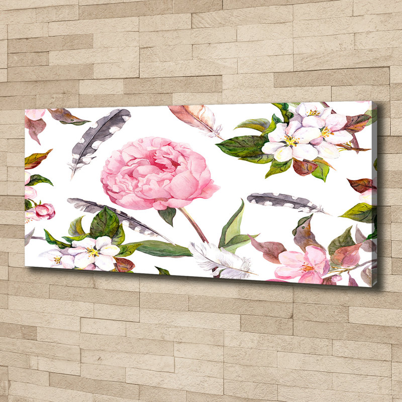 Floral Pattern - Wrapped Canvas Print