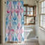 Calm Geometric Textiles - Premium Shower Curtain-548054090