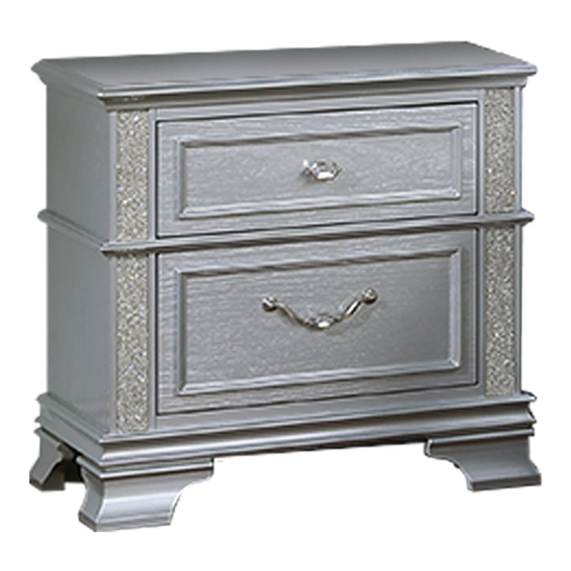 Elegance 2-Drawers Bedside Table