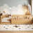 Montessori Wooden Floor Bed With High Security Barrier, Ideal For Children's Safety And Comfortable Sleep-1283585698-1282365360