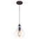 Luminaire suspendu simple 1 lumières Castorena