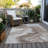 Machine Washable Indoor/Outdoor Cinead ACN1706 Taupe Rug-104708169