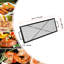 Foyer de cuisson rectangulaire en forme de foyer, acier robuste de 44 pouces, batterie de cuisine de camping portable, grande surface pour plusieurs aliments, barbecue résistant aux températures élevées, grille barbecue en acier, poignée facile à transporter,