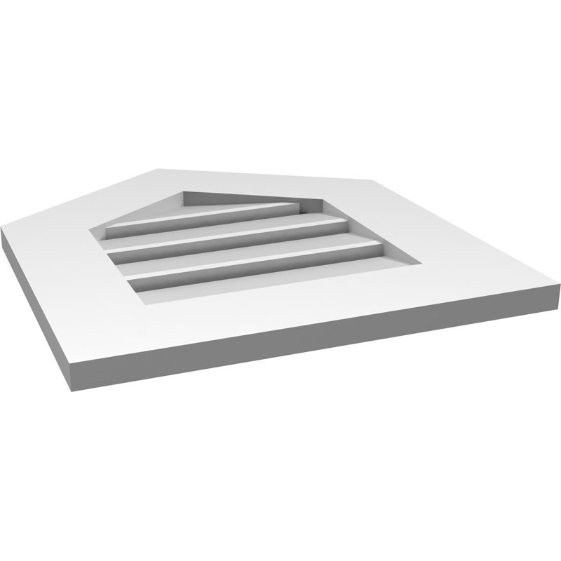 Ventilé à pignon en uréthane fonctionnel à hauteur de crête fonctionnelle 4/12, brun clair apprêté, 8/12