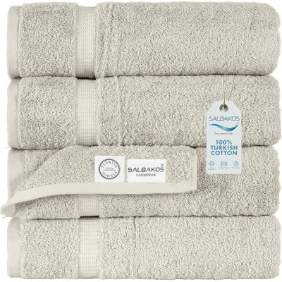 Cambridge 4 Piece  %100 Turkish Cotton Bath Towel Set
