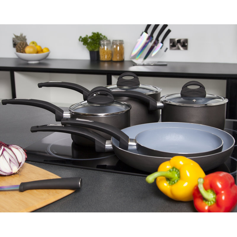 8 - Piece Non-Stick Aluminum Cookware Set