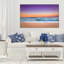 « purple sky torquoise eaux », reproduction d’impression sur toile tendue-29334730