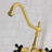 Kingston Brass Duchess Double-Handle 3-Hole Wall-Mount Kitchen Faucet-93676386