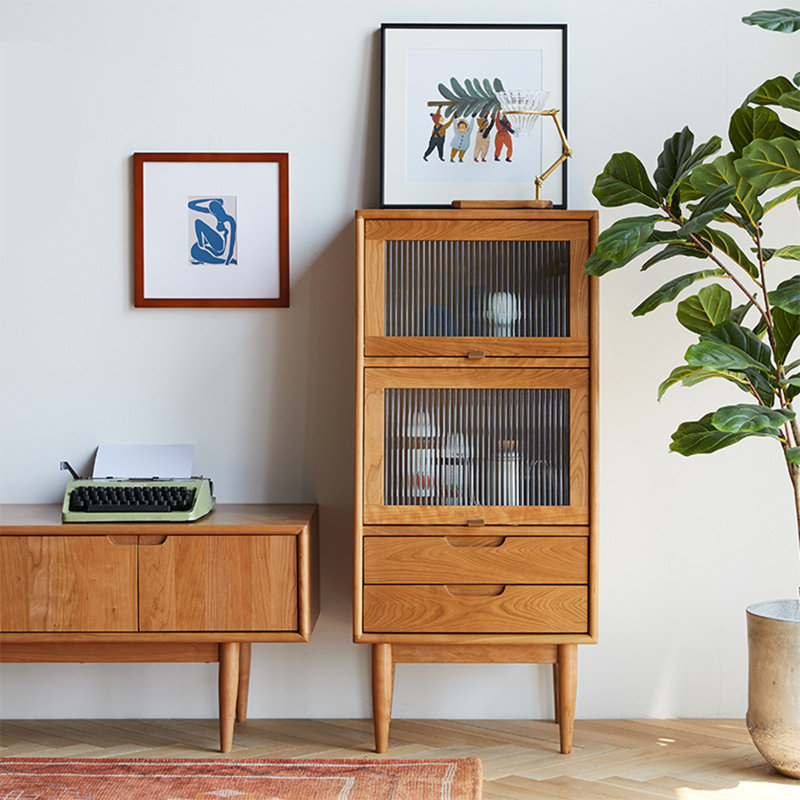 Petit buffet d'appoint de style japonais